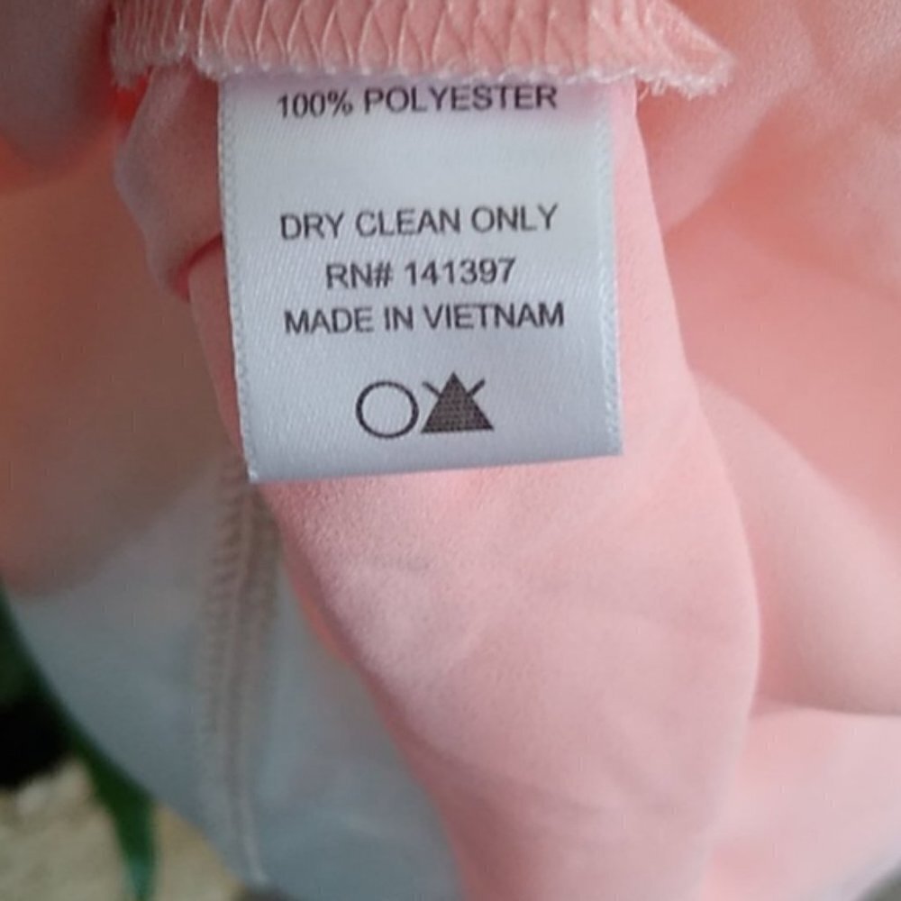 NWOT ASTR Double Strap Sheer Pale Pink Top - Picture 9 of 9